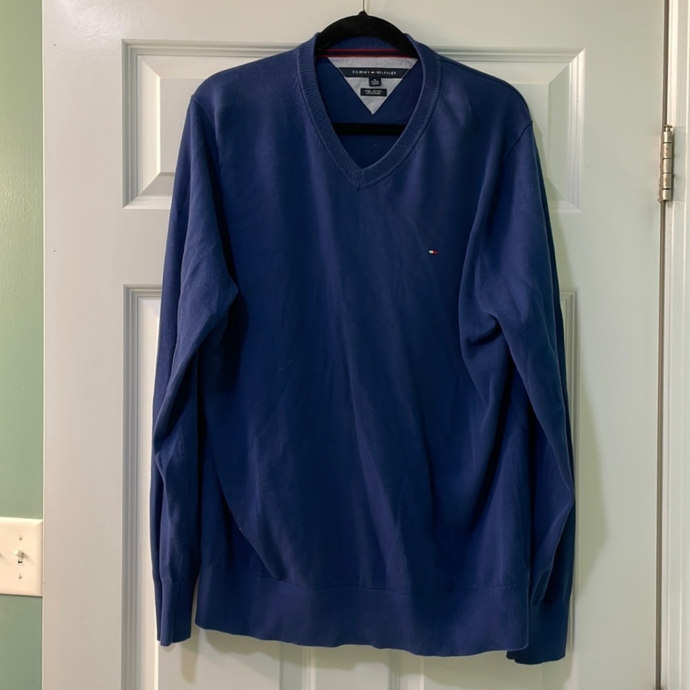 Tommy Hilfiger mens v neck sweater